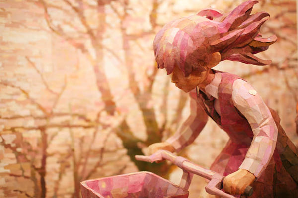 從畫中走出來的故事，SHINTARO OHATA 雕塑作品