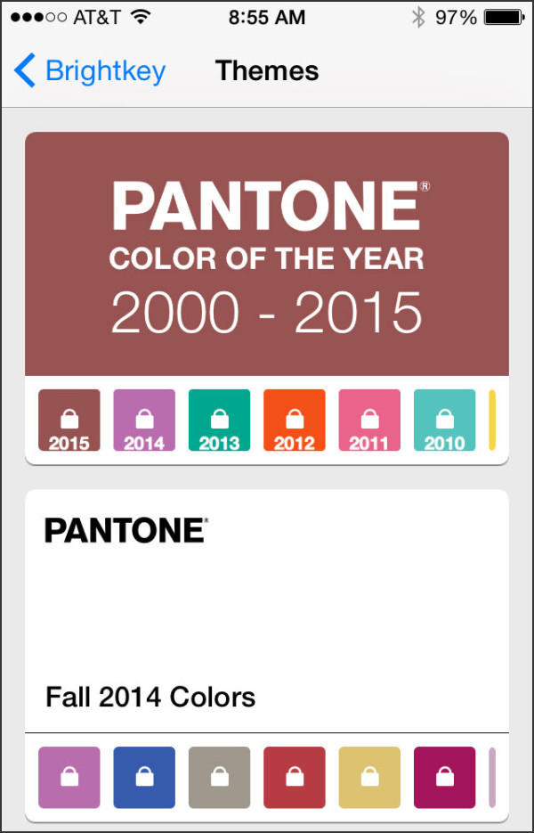 讓手機鍵盤閃耀 Pantone 各年度代表色！