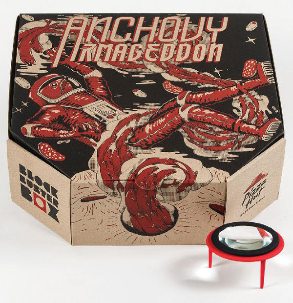 特製披薩盒搖身一變成為最酷的輕便型手機投影器