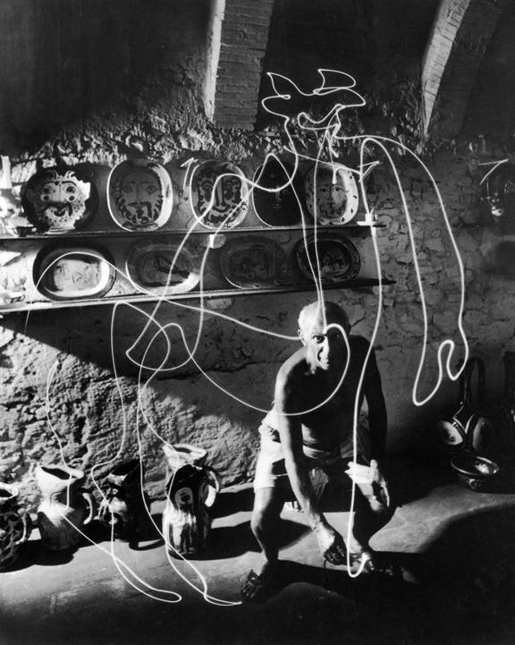 巴勃羅‧畢卡索 (Pablo Picasso) 的光影塗鴉與一生