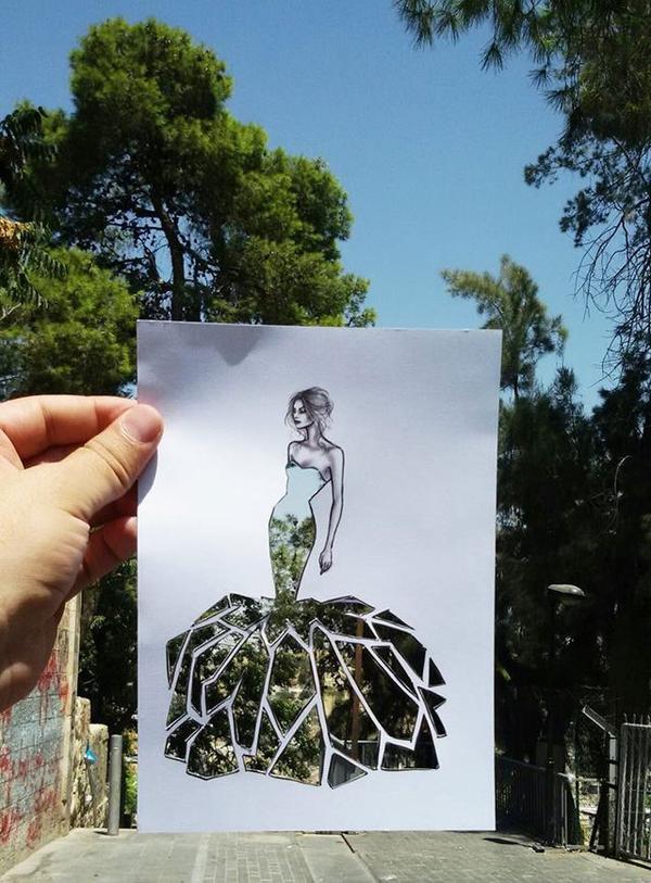 最自然的服飾畫，服裝設計師的巧思手稿