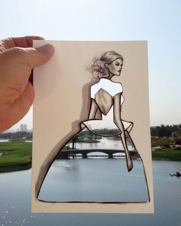 最自然的服飾畫，服裝設計師的巧思手稿