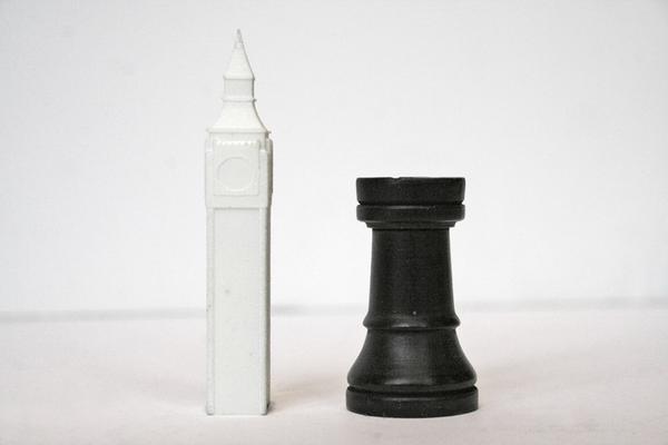 玩西洋棋邊認識知名地標,倫敦 Skyline 造型西洋棋