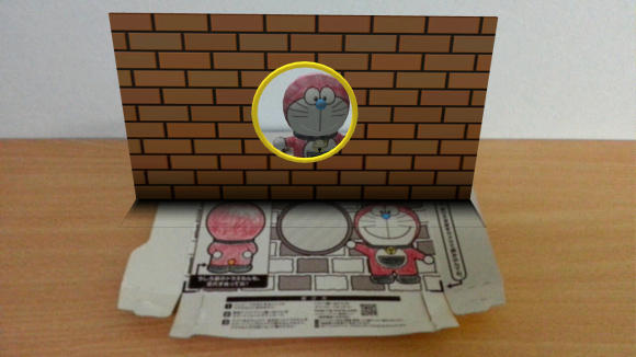 自己的哆啦A夢自己畫，超酷的餅乾紙盒擴增實境