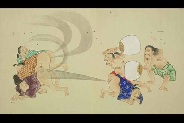 古日本的奇特嗜好?屁合戦絵巻/