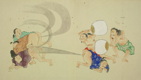 古日本的奇特嗜好？屁合戦絵巻