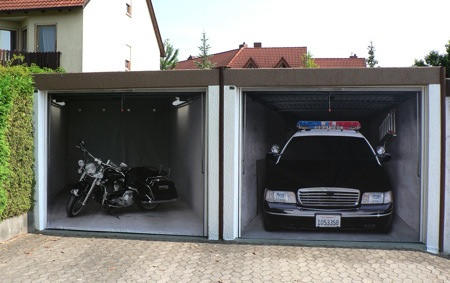 超炫3D車庫貼紙 讓你家瞬間成為熱門景點！