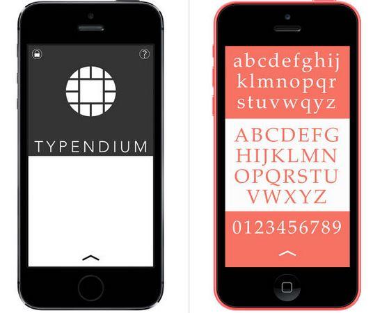 隨身帶著走,字體來源小故事Typendium/