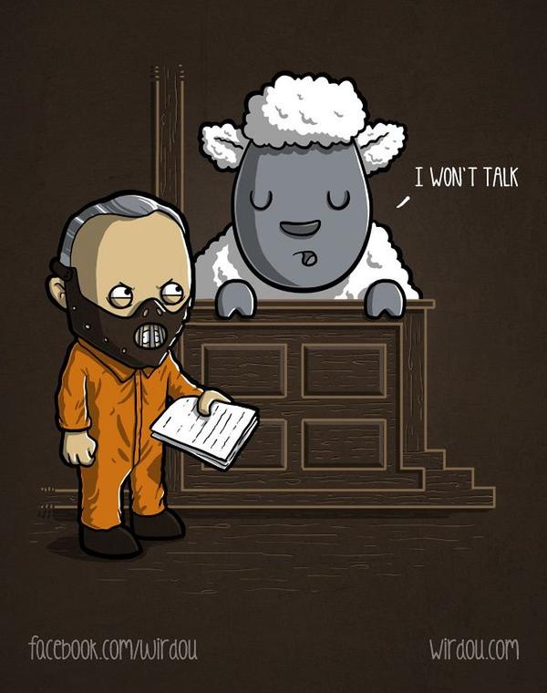 戲謔又幽默的可愛小插畫