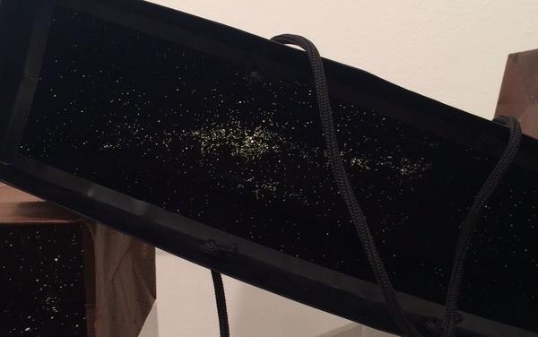 購物紙袋中的爛漫星夜,簡單卻美麗的紙藝作品