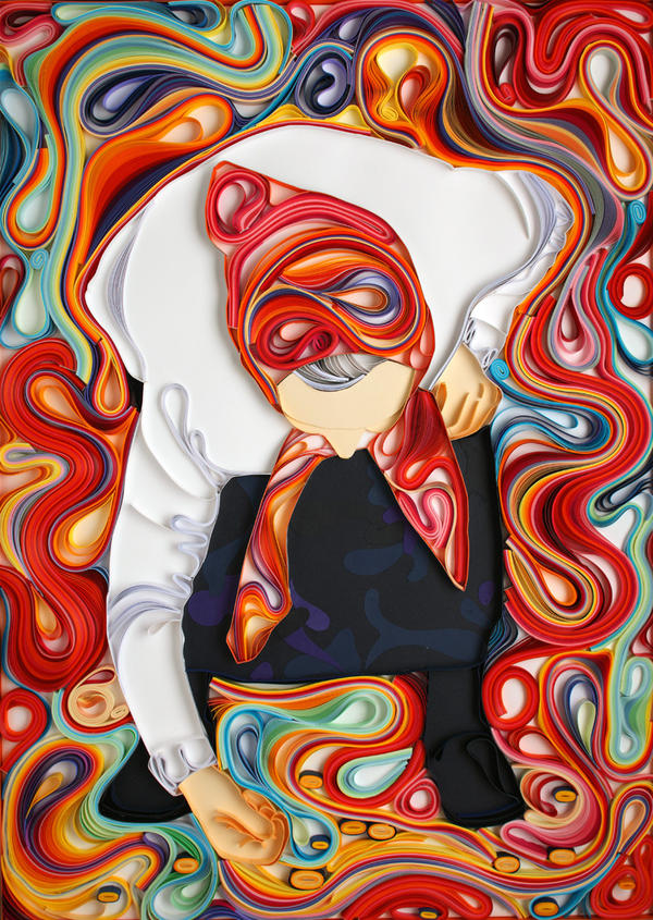 可繽紛、可認真的捲紙藝術