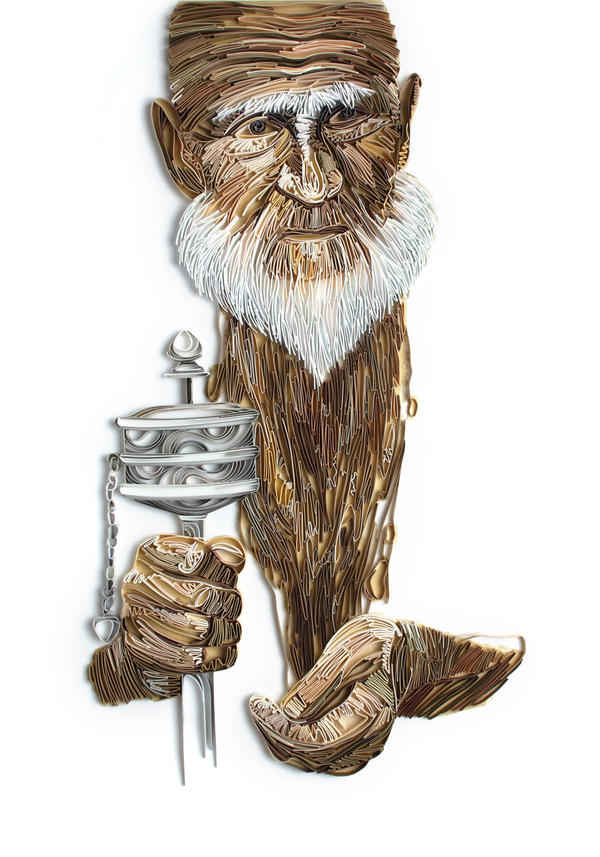 可繽紛、可認真的捲紙藝術