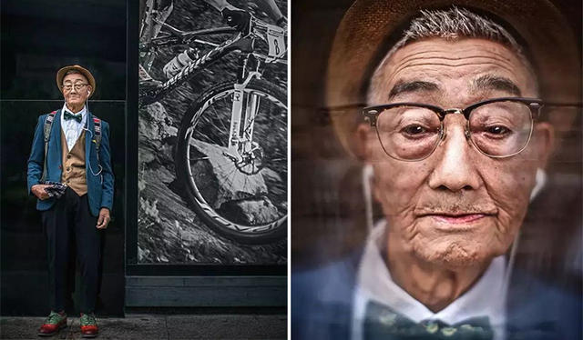 用時尚的方式刻劃真摯祖孫情 85歲農夫變身亞洲時尚老爺子!
