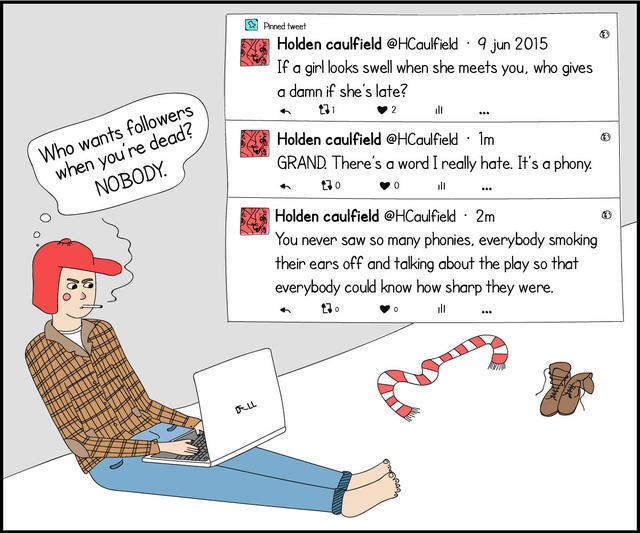 穿越時空愛上網？如果文學人物用現代科技偷呷步