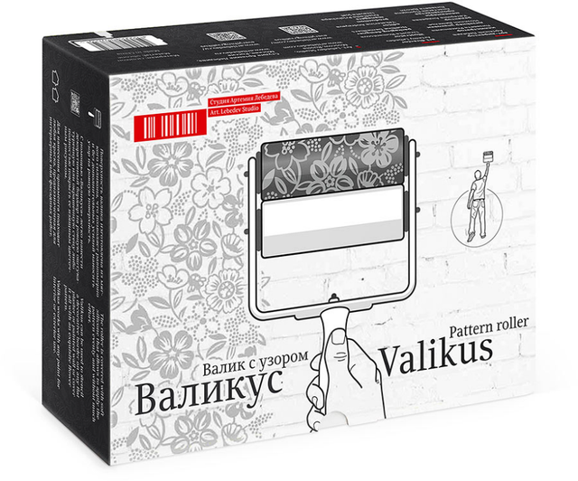 隨時自己滾一道牆面花飾，Valikus 雕花油漆滾輪