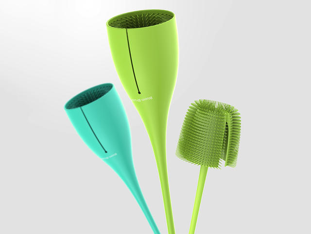 馬桶刷不一定只能很無趣，Bloom Brush 花朵綻放馬桶刷