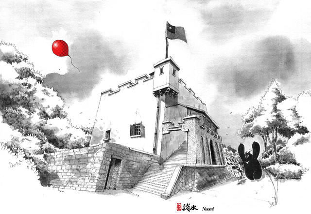 【設計大人物】Nuomi 的插畫旅行地圖---淡水