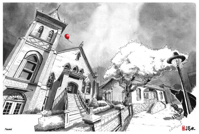 【設計大人物】Nuomi 的插畫旅行地圖---淡水