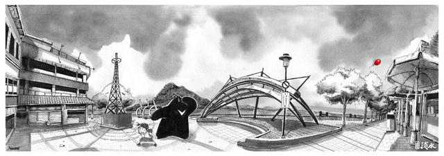 【設計大人物】Nuomi 的插畫旅行地圖---淡水