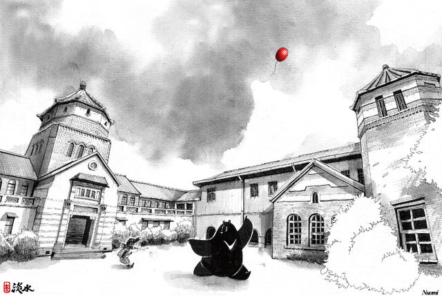 【設計大人物】Nuomi 的插畫旅行地圖---淡水