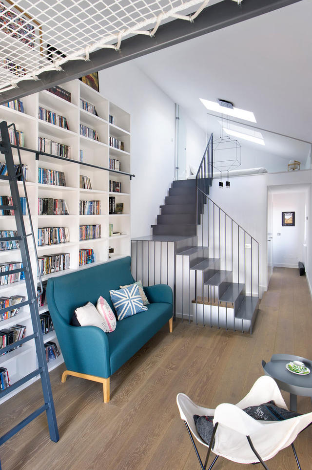 1950 年代的老房子,轉變成窗明几淨的書蟲之家!