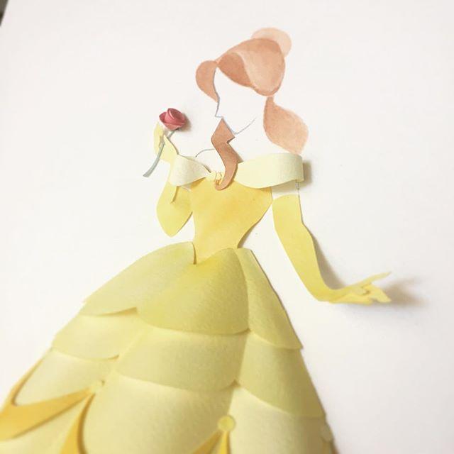 拿掉大眼睛與大濃妝，迪士尼公主們的純色之美