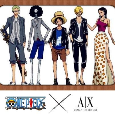 海賊王跨足時尚界 One Piece Z 請來a X Armani Exchange當服裝造型顧問 大人物