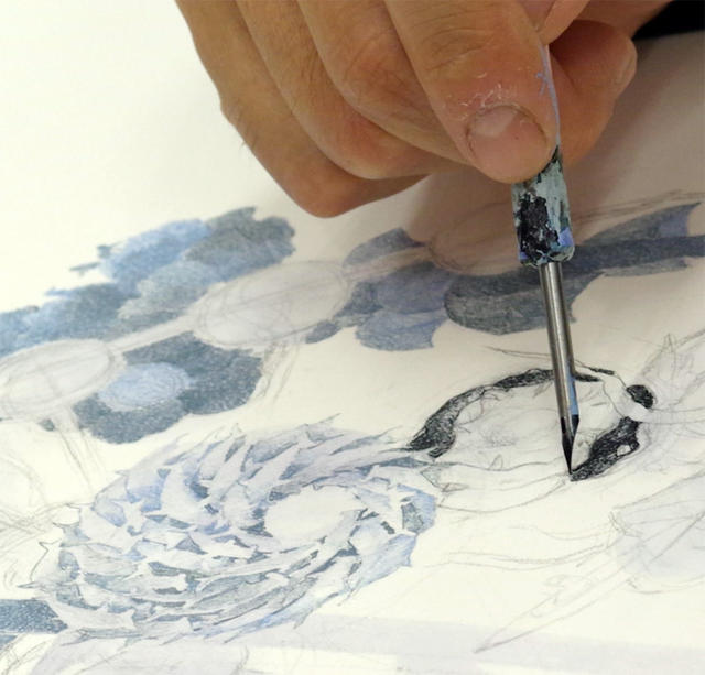 喚名重生，日本藝術家以3.5年時光悉心繪製巨幅創作