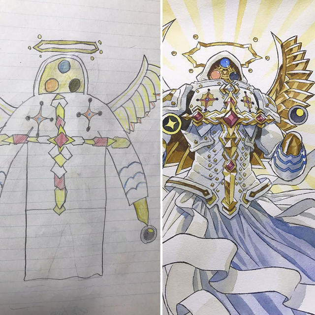 將兒子塗鴉改成奇幻動畫！法國動畫師Thomas Romain的父子共同創作插畫