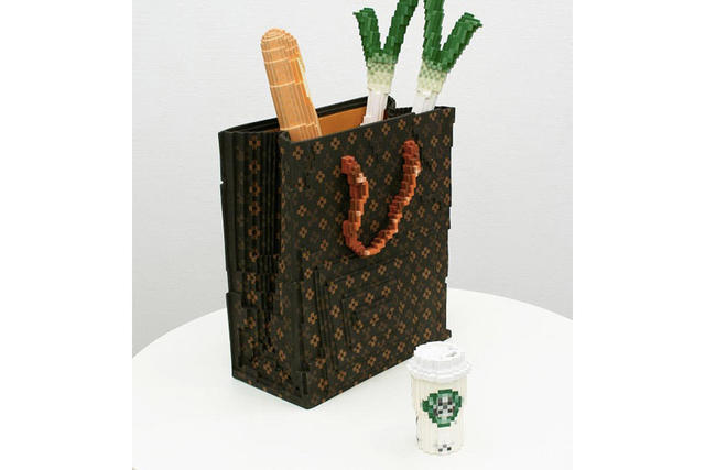 來一碗像素炸蝦飯！日本藝術家増田敏也套上低像素濾鏡的立體陶瓷創作