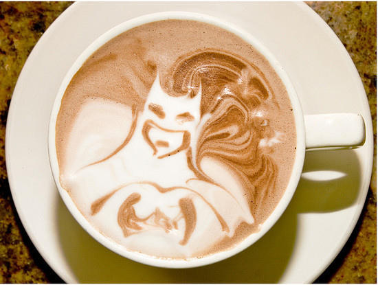 太提神了！泡咖啡還是畫咖啡？