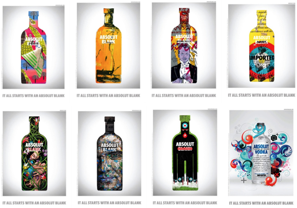 ABSOLUT瓶身玩不膩，18招玩出絕對創意！