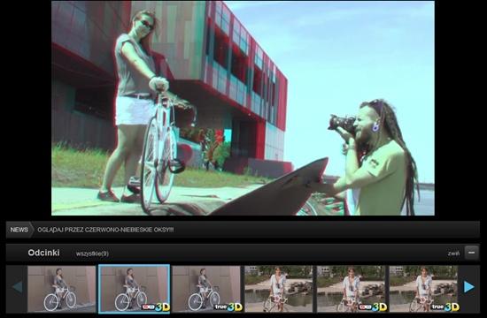 來自波蘭的3D立體頻道，推出「單車女孩」3D影片