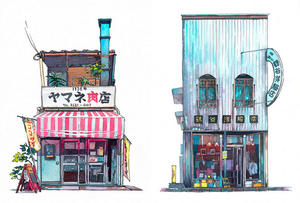 《你的名字》幕後畫家，用筆走過一家家東京老店