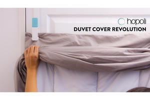 一個人也簡單！法國設計 Hopoli 幫你省力換被單