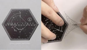 完美圖形這樣畫！HEXAGONAL RULER 實現你對手繪的執著