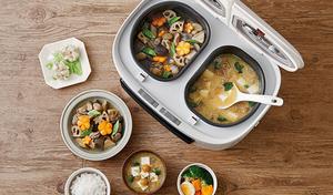 一個 Twin Chef 電鍋讓 4 道料理同時上桌！適合懶人或上班族的日本超人氣便利家電