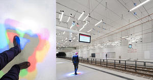 奇幻車站燈光！德國燈具設計大師Ingo Maurer打造RGB燈光映照乘客美麗光影