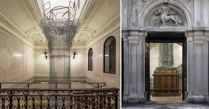 縹緲紀念碑藏身威尼斯古蹟！義大利藝術家Edoardo Tresold全新空靈鐵絲網雕塑