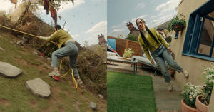 當生活開始翻轉！英國B&Q創意廣告實景打造180度旋轉場景呈現翻頁人生