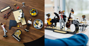 樂高「爵士四重奏」首位台灣玩家作品量產！樂高七號拼砌出奔放爵士音樂會