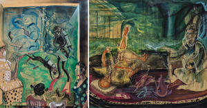 黨若洪個展《高枕無憂的你》亮相台北安卓藝術！用繪畫反思災厄如慶典的一魚兩吃