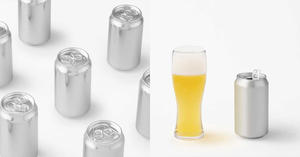 完美呈現啤酒泡沫黃金比例！日本nendo打造雙拉環啤酒罐「foam-can」