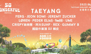 桃園陽光劇場《So Wonderful Festival》！太陽、FERG 、SOMI等歌手連唱9小時