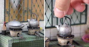 就像回到外婆家的噪咖！馬來西亞藝術家的超懷舊迷你廚房