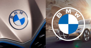 BMW 全新扁平化 logo 設計公布！黑圓框改為透明、白色字樣，號稱百年車廠最大變革
