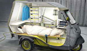 單身不用買房！德國 Bufalino 三輪露營概念車