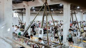 2023草率季「一直滑下去」亮相台北華山！竹竿平台、現場刺青、400組藝術創作誌