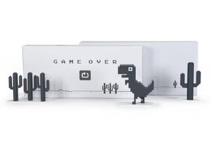 Google Chrome 10周年將「離線小恐龍」遊戲實體化！讓你日常生活也能「離線」打 Game