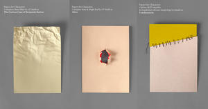 用紙來說劇情，簡約電影海報設計